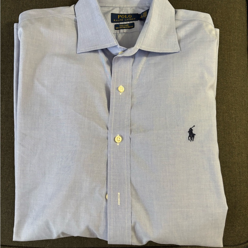 Polo by Ralph Lauren Men's Sky Blue Dress Shirt
